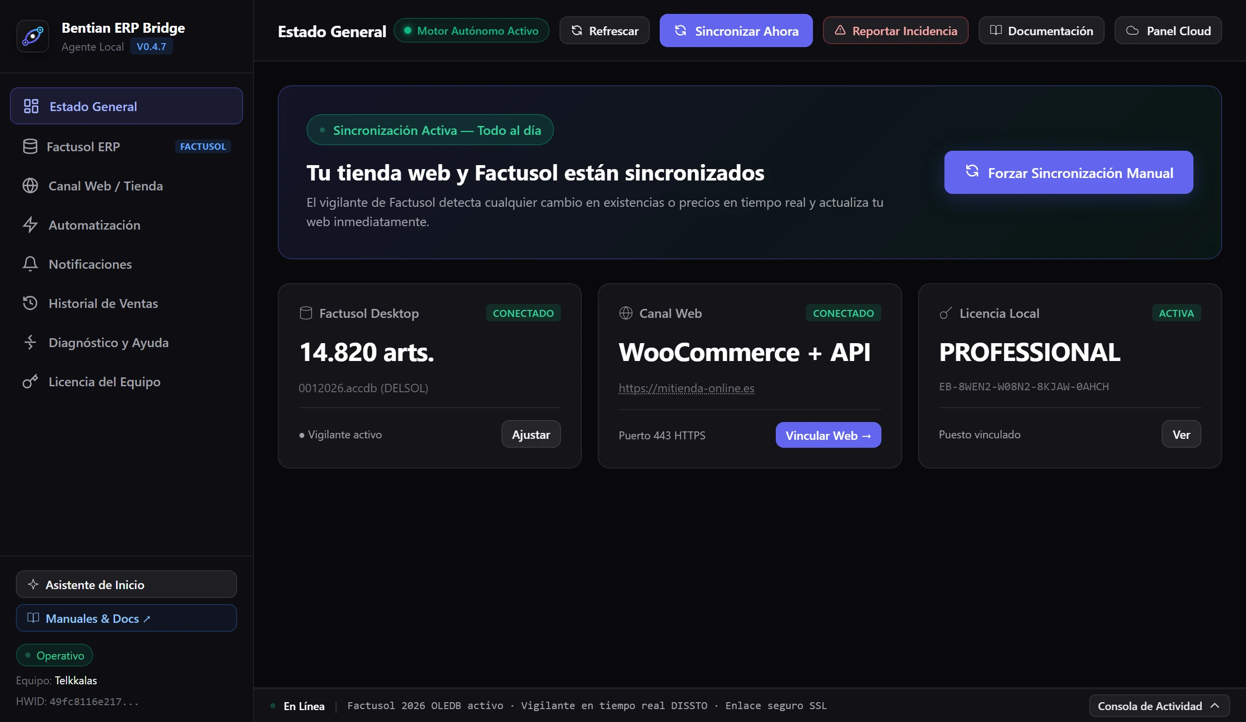Dashboard Zen Overview